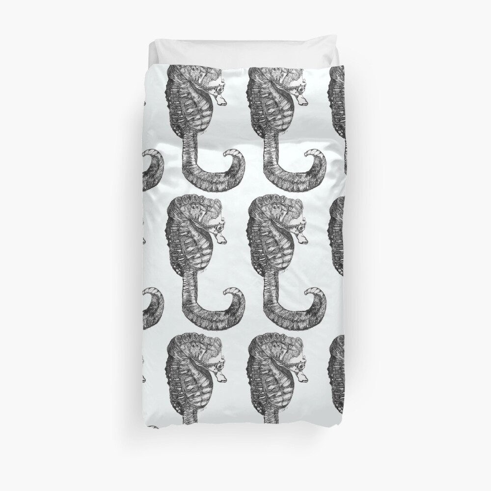 Martin the Seahorse Duvet Cover
