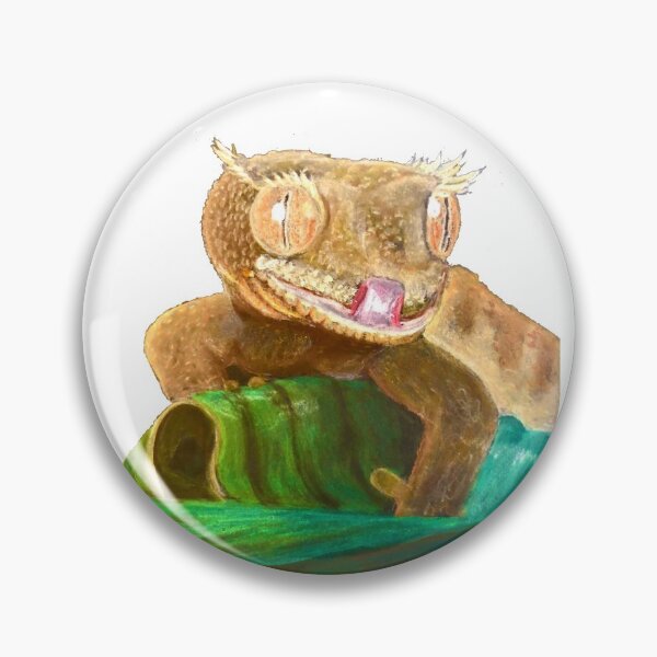 Item preview, Colored Pencil Crested Gecko designed and sold by GreatPlainsWolf.