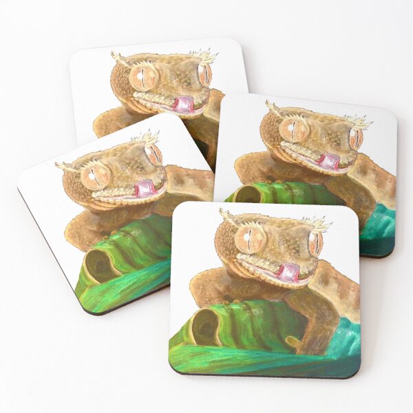 Item preview, Colored Pencil Crested Gecko designed and sold by GreatPlainsWolf.
