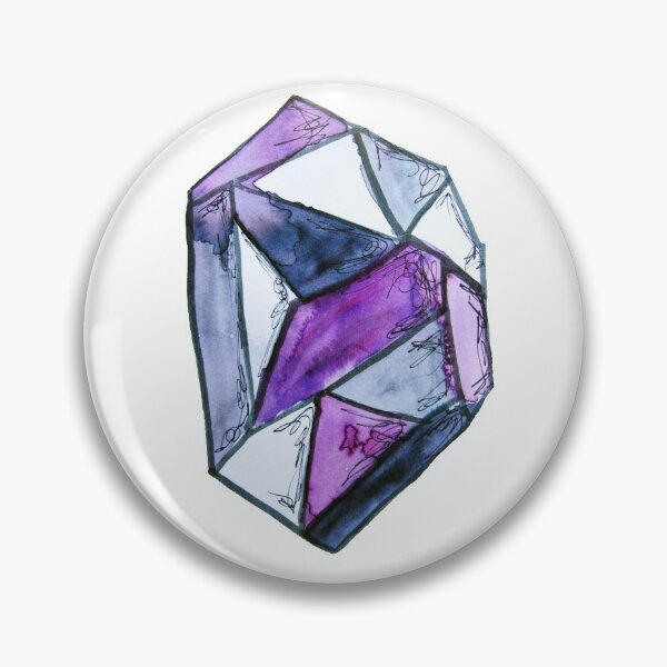 Item preview, Asexual and Grey-Sexual Pride Crystal designed and sold by Kendra Kantor.