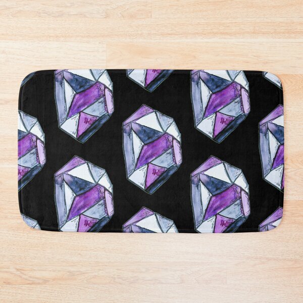 Item preview, Asexual and Grey-Sexual Pride Crystal designed and sold by Kendra Kantor.