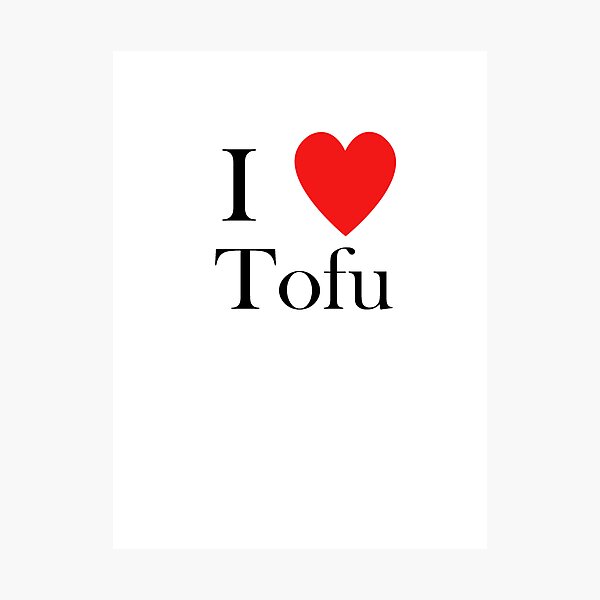 Item preview, i love tofu vegan veggies lifestyle vegetarian designed and sold by Dallas ..