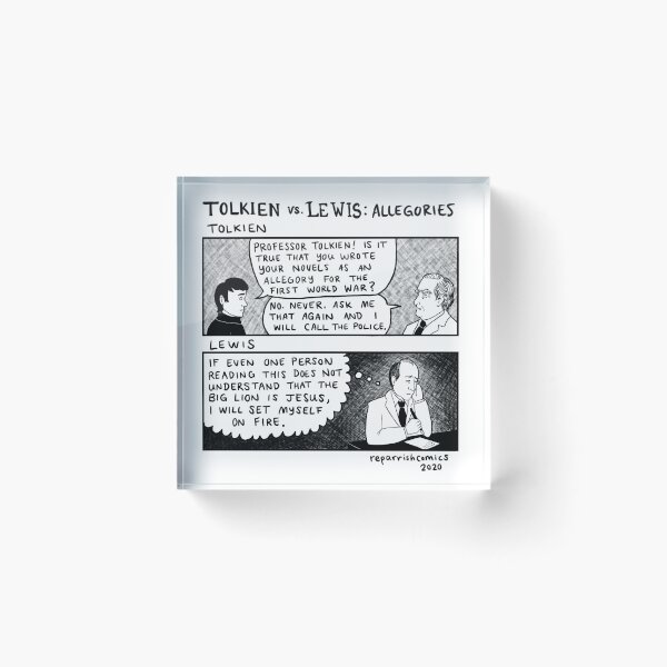 Item preview, Tolkien vs. Lewis: Allegories designed and sold by reparrish.