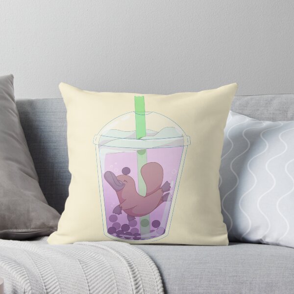 Item preview, A Platypus Swimming in Boba designed and sold by Imaplatypus.
