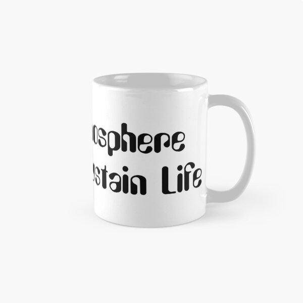 Item preview, Cabin Atmosphere Unable to Sustain Life-Black Lettering designed and sold by kryten4k.
