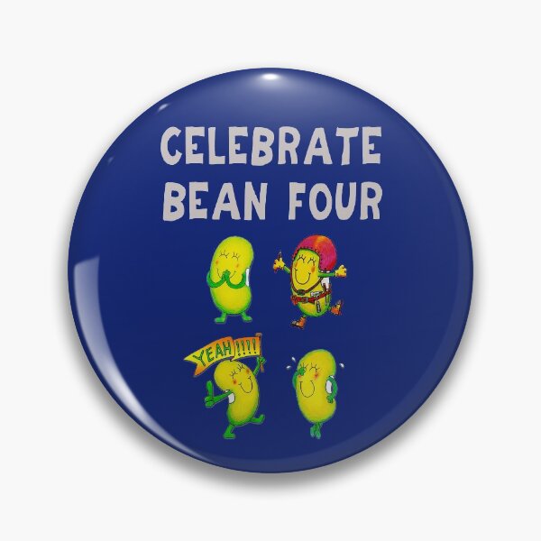 Item preview, Happy 4th Birthday card - Celebrate Bean Four designed and sold by Justbeanhappy.