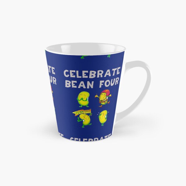 Item preview, Happy 4th Birthday card - Celebrate Bean Four designed and sold by Justbeanhappy.