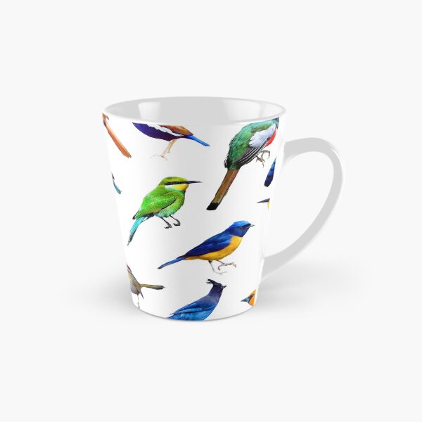 Item preview, Brilliant Birds II on White Background designed and sold by AxeLeon Patterns.
