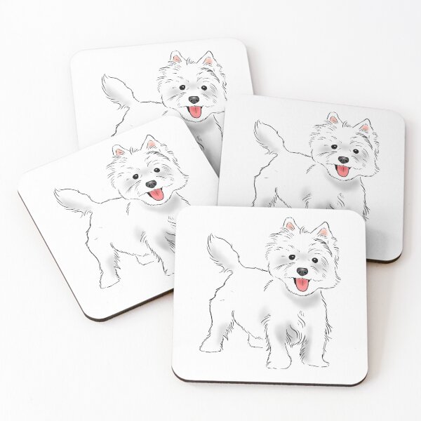 Item preview, Westie, West Highland White Terrier designed and sold by Furkid Studio.