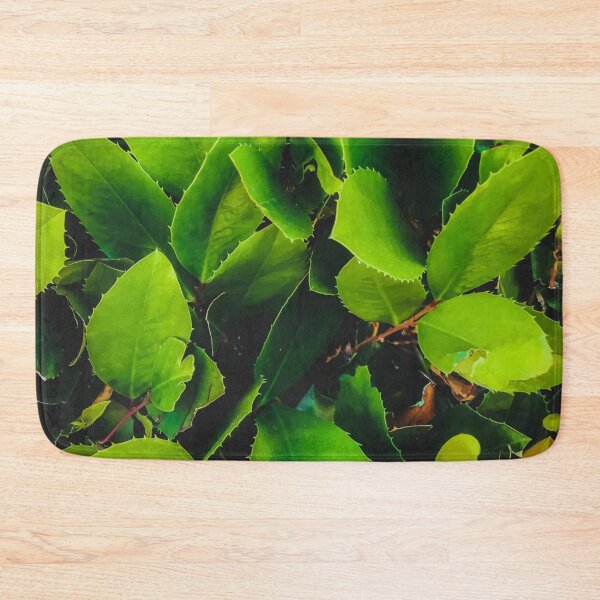 Item preview, closeup green leaves texture background designed and sold by Mrvell.
