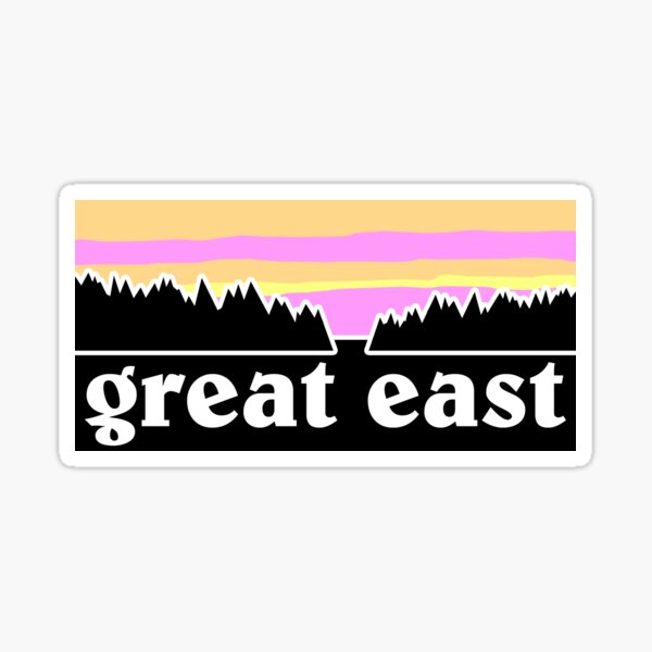 Sunset Great East Lake Sticker