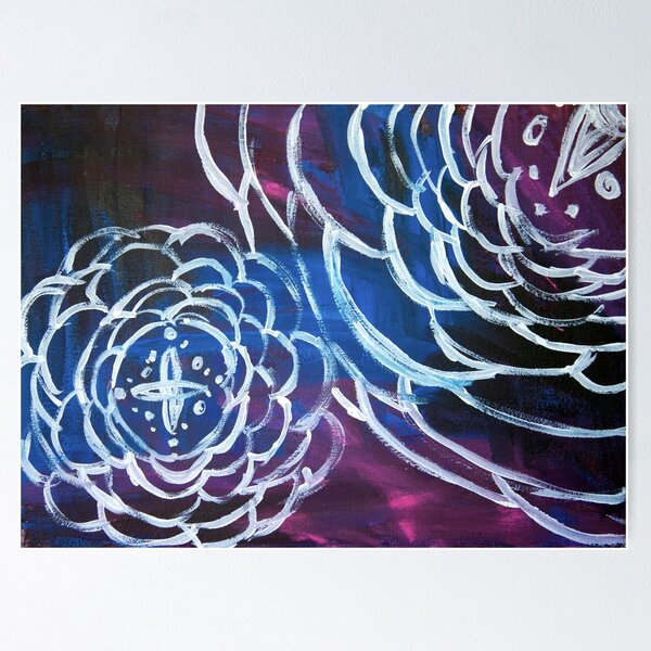 Item preview, Blue and Purple Duo designed and sold by Kendra Kantor.