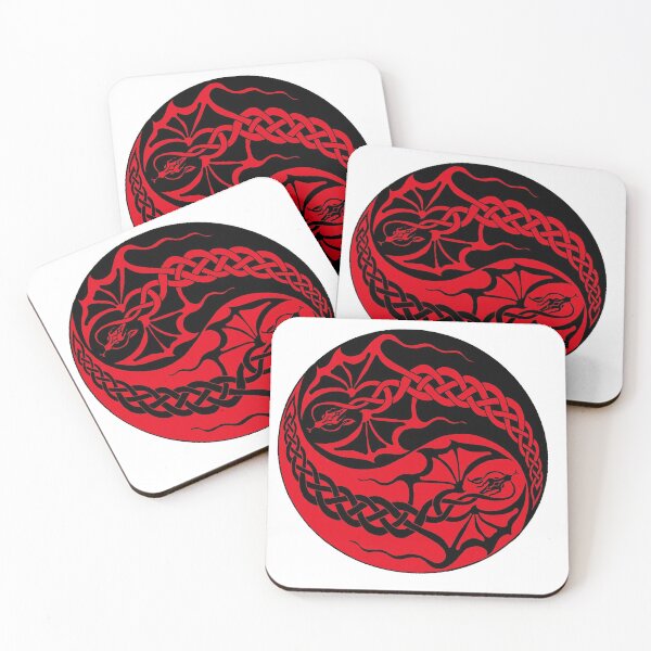 Item preview, Celtic Dragon Yin Yang designed and sold by ingridthecrafty.