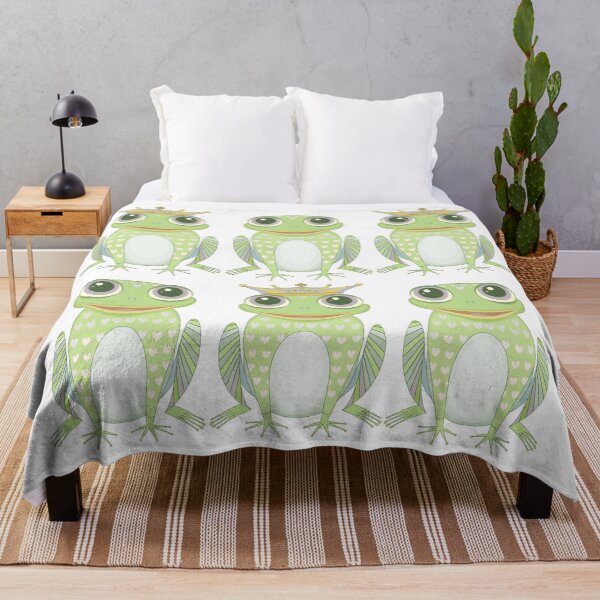 Item preview, 3 Crowned Frogs and 3 Crownless Frogs designed and sold by Jean Gregory Evans.