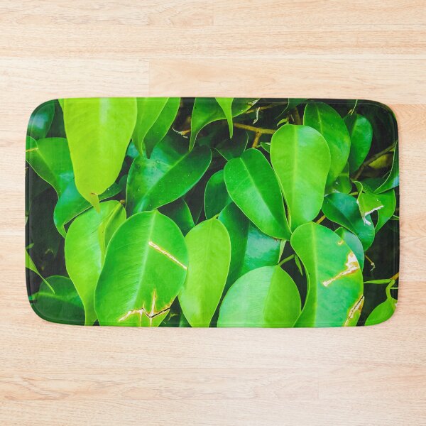 Item preview, closeup green leaves background designed and sold by Mrvell.