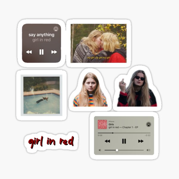 girls in red merch