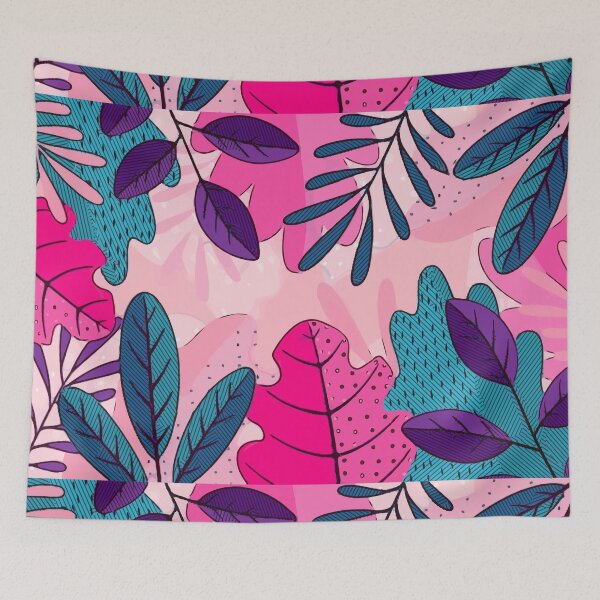 Item preview, Summer Tropical Floral Print designed and sold by Rafa_Borroto  -.
