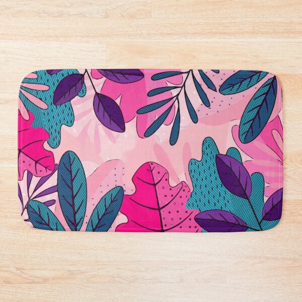 Item preview, Summer Tropical Floral Print designed and sold by Rafa_Borroto  -.