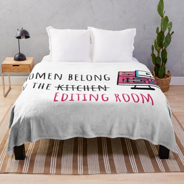 Item preview, Women Belong in the Editing Room designed and sold by anamichele.