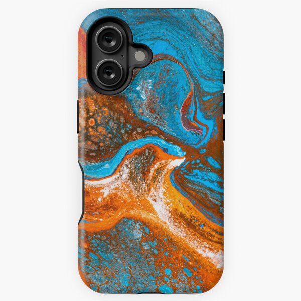 Orange tie dye phone case iPhone Tough Case