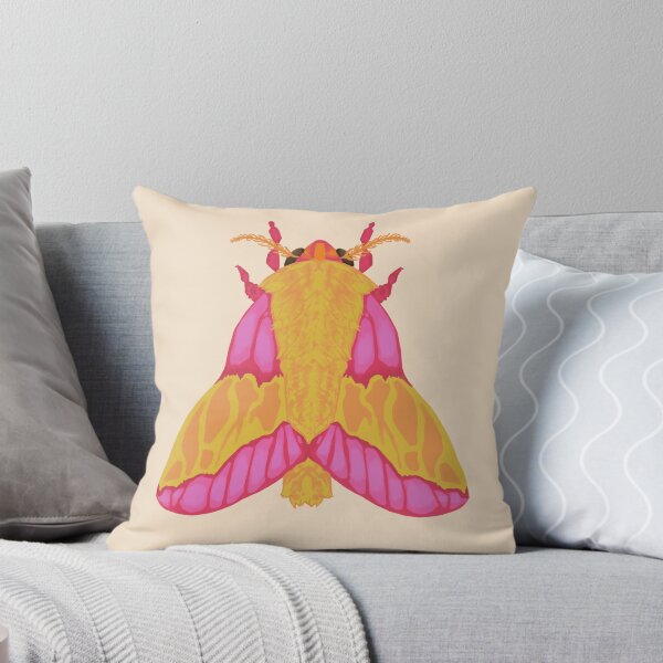Item preview, rosy maple moth designed and sold by dkoats_.