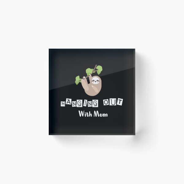 Item preview, Hanging Out With Mom- night-time Gift for Mom Dad Men girl designed and sold by ANAS MAATI.