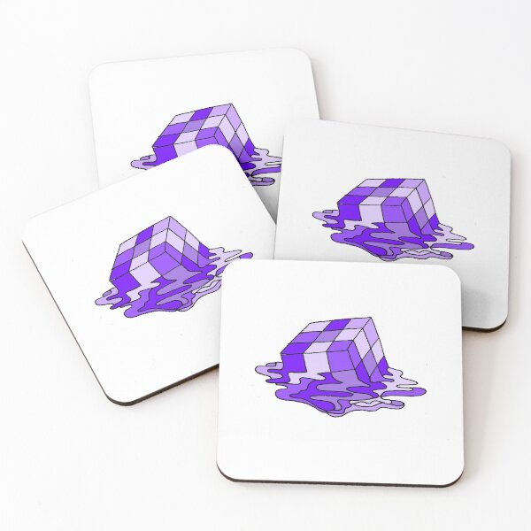 Item preview, Cubo de rubix derretido púrpura designed and sold by Morganpache.