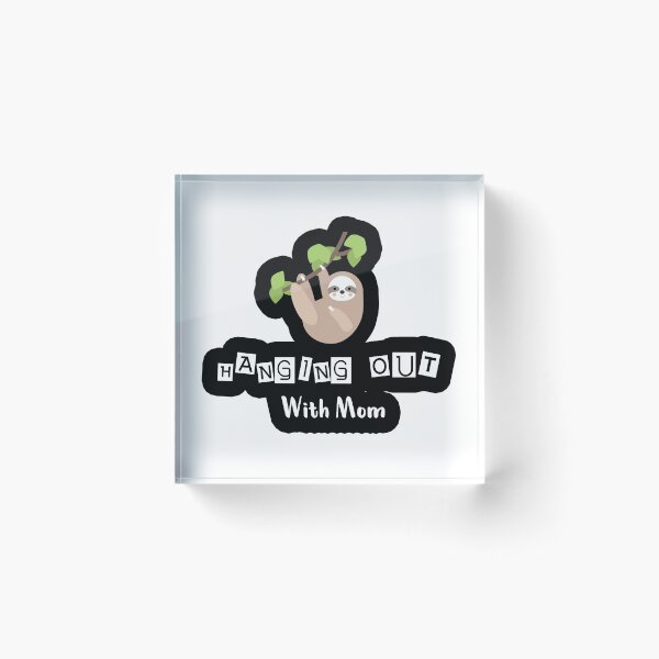 Item preview,  Hanging Out With Mom- night-time Gift for Mom Dad Men girl designed and sold by ANAS MAATI.