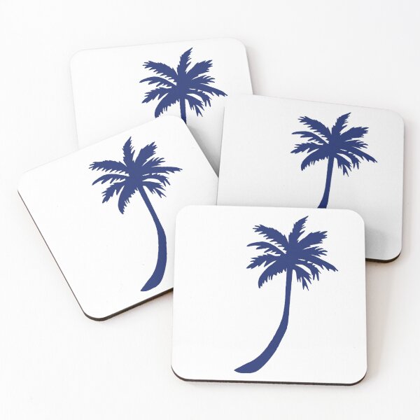 Item preview, Deep Sea Blue Palm Tree designed and sold by seabiscuit28.