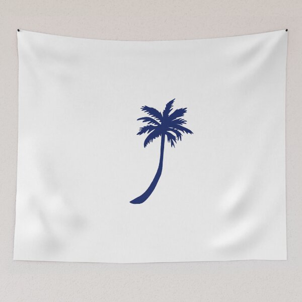 Item preview, Deep Sea Blue Palm Tree designed and sold by seabiscuit28.