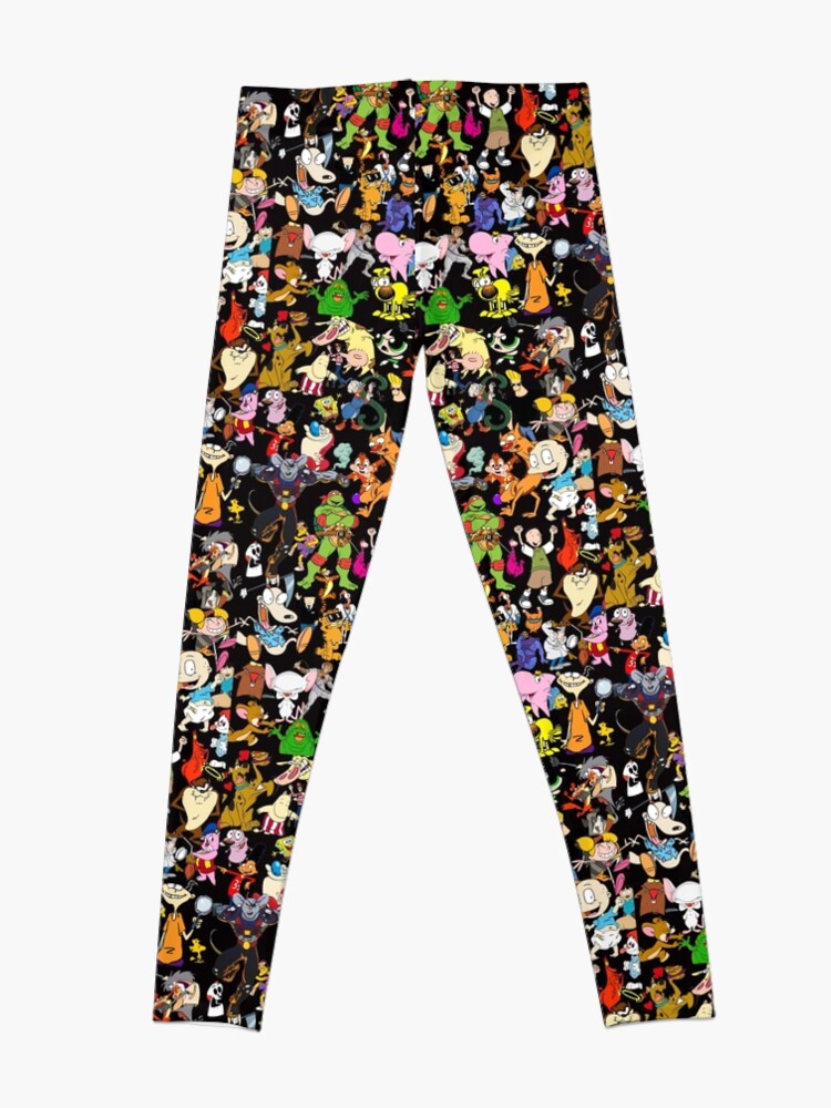 Alternate view of Retro Cartoons phone cases rugrats 80s 90s tv show cartoon Leggings