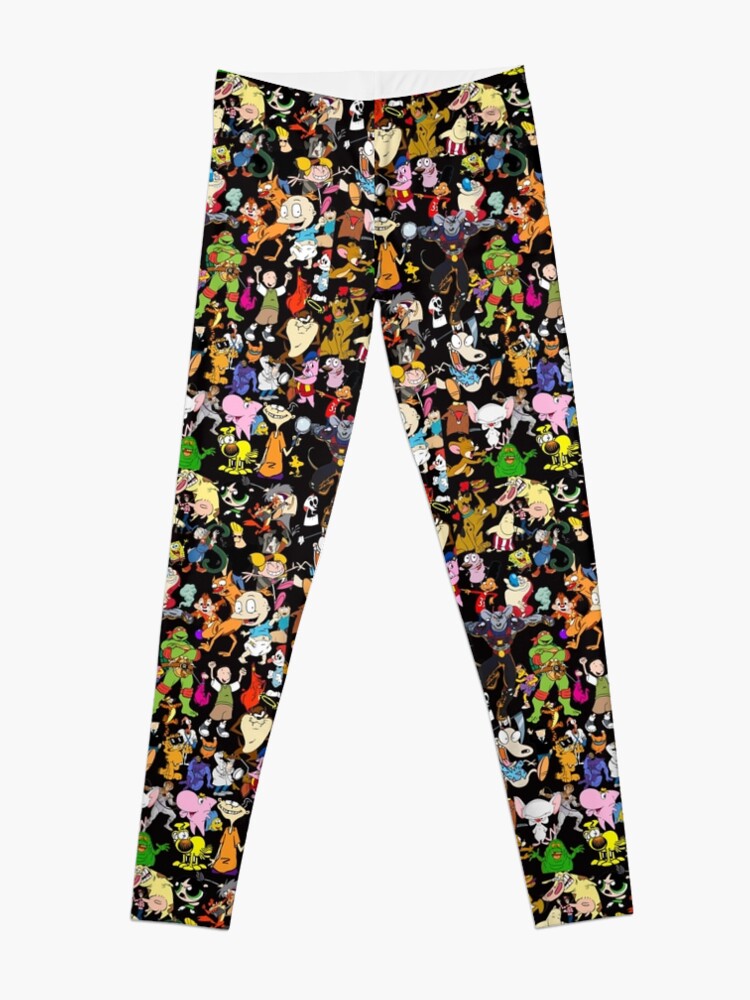Alternate view of Retro Cartoons phone cases rugrats 80s 90s tv show cartoon Leggings