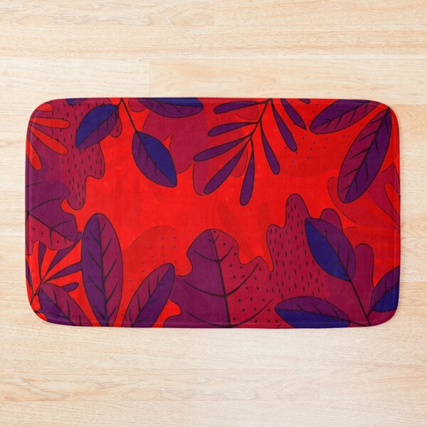 Item preview, Summer Tropical Red Floral Print designed and sold by Rafa_Borroto  -.