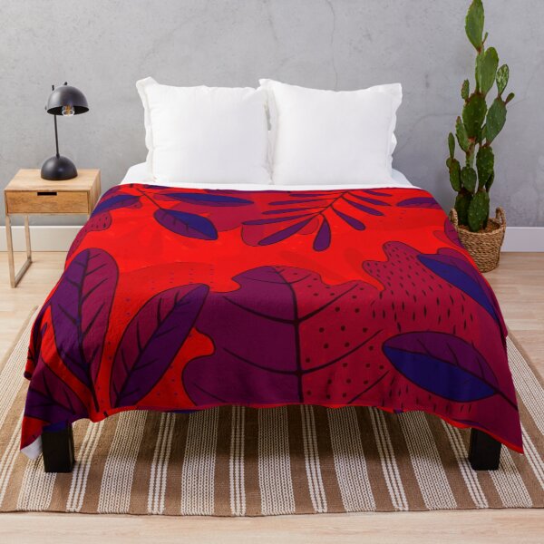Item preview, Summer Tropical Red Floral Print designed and sold by Rafa_Borroto -.