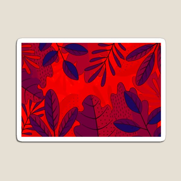 Item preview, Summer Tropical Red Floral Print designed and sold by Rafa_Borroto  -.