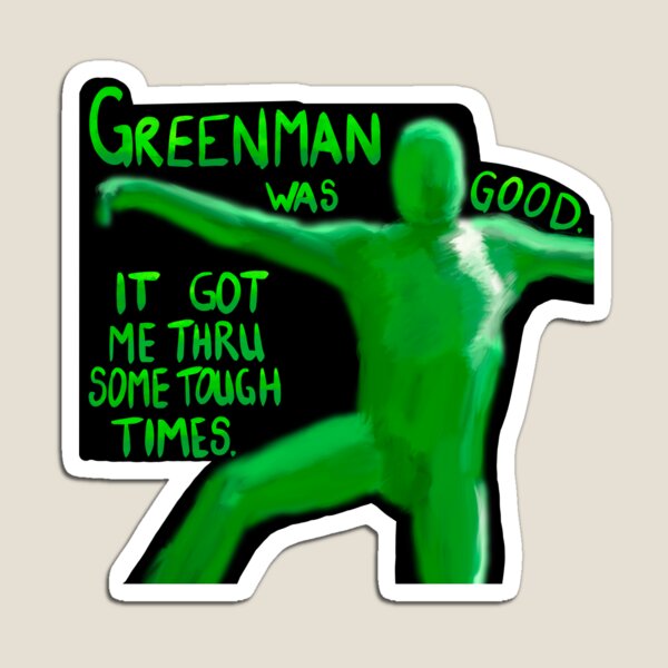Item preview, Greenman designed and sold by ThatmamaMegs.