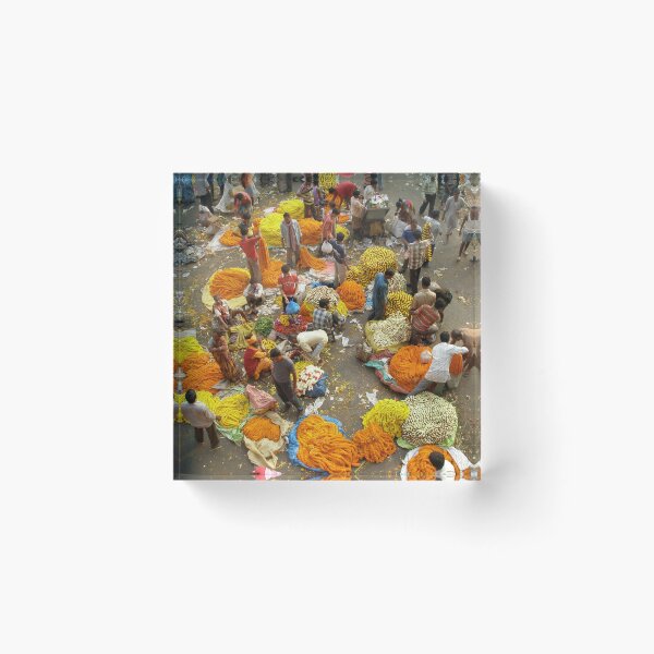 Item preview, Calcutta flower market designed and sold by GerryS.