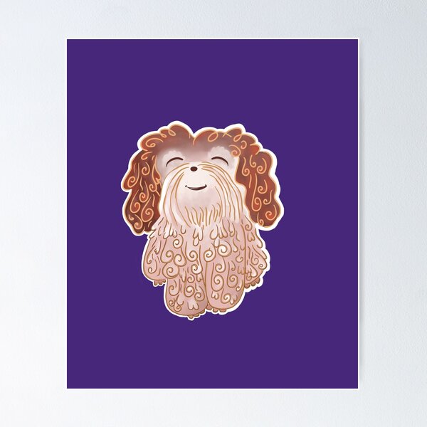 Item preview, Shaggy Fluffy Shih Tzu designed and sold by SubtleSplit.