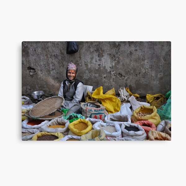 Street Market Canvas Print