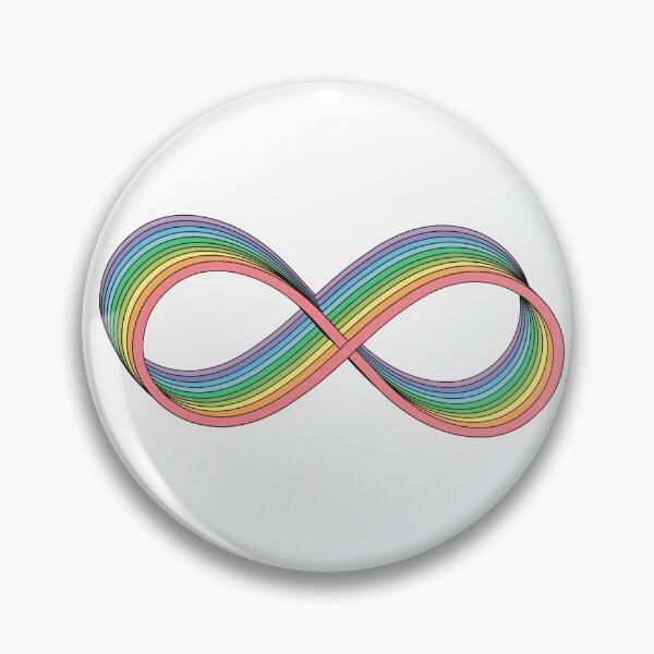 Item preview, Infinity colorful rainbow pastel colors designed and sold by NYXFN.