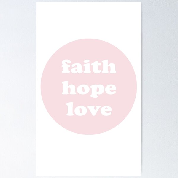 Item preview, Faith Hope Love designed and sold by Stickers by SoSrat.