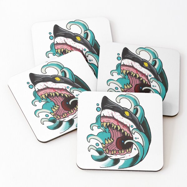 Item preview, Trad Shark Tattoo designed and sold by Quinlin.