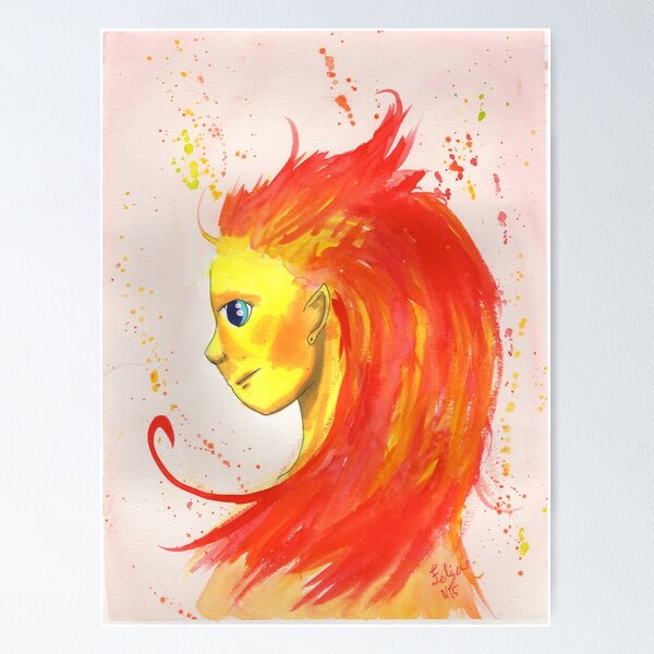 Item preview, Fire Illustration designed and sold by Feliza Estrada.