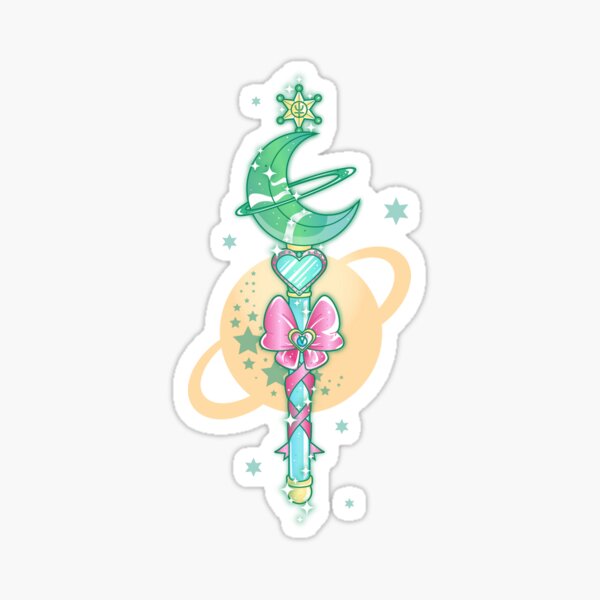 Sailor Jupiter Magical Girl Wand Sticker
