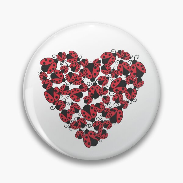 Item preview, Lady Bug Heart designed and sold by kmoblenes.