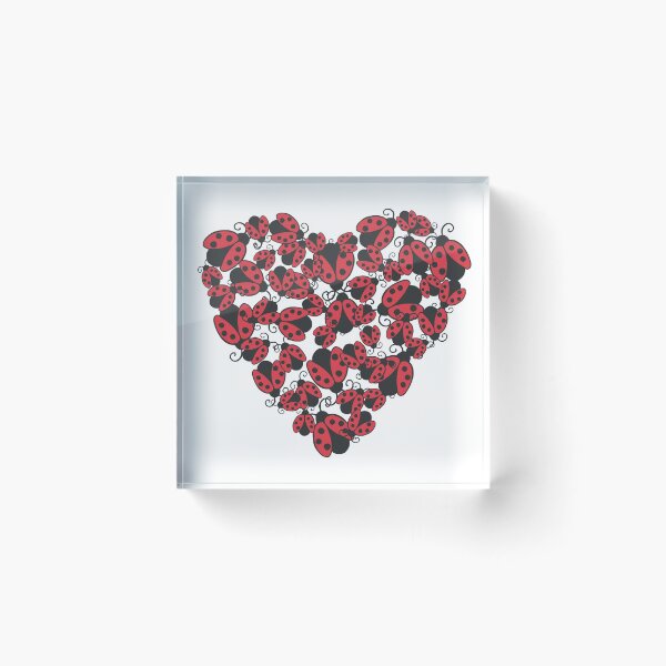Item preview, Lady Bug Heart designed and sold by kmoblenes.