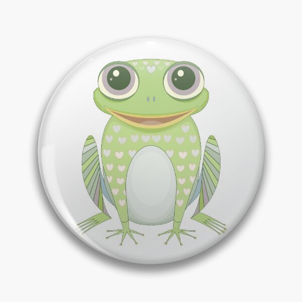 Item preview, Big Optimistic Frog designed and sold by Jean Gregory Evans.