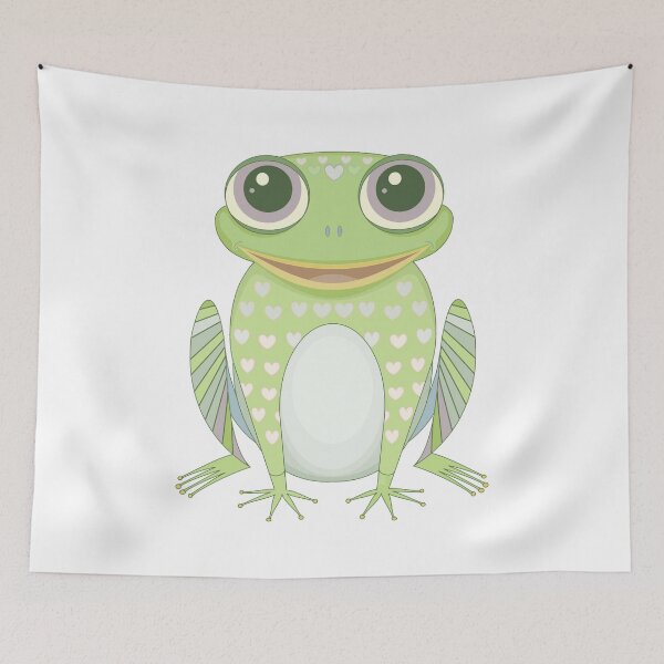 Item preview, Big Optimistic Frog designed and sold by Jean Gregory Evans.