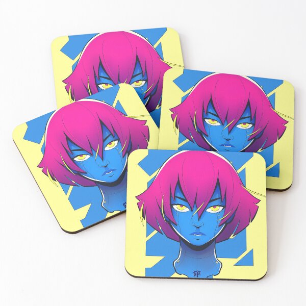 Item preview, androide ciberpunk designed and sold by GrimPikzel.