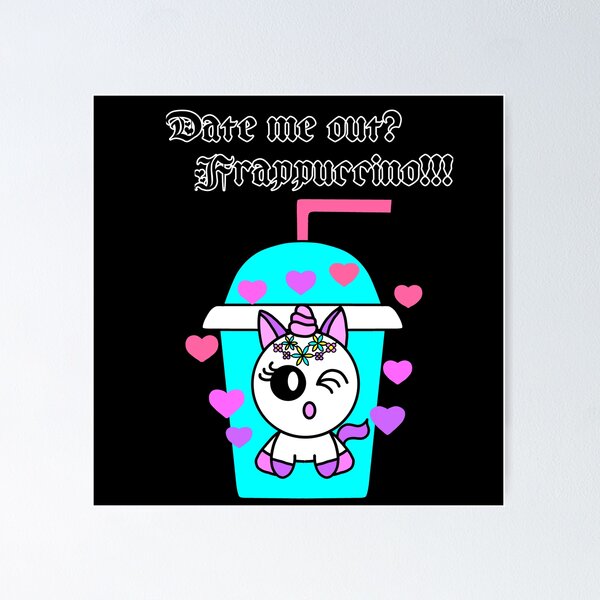 Item preview, Kawaii Unicorn Frappuccino Cold Drinks Dating Love Cute designed and sold by Washyourhandss.